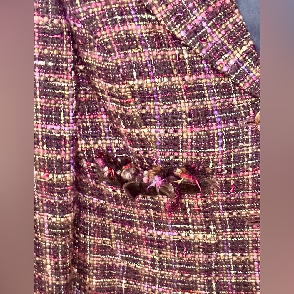 Express Boucle Wool Blazer - image 4